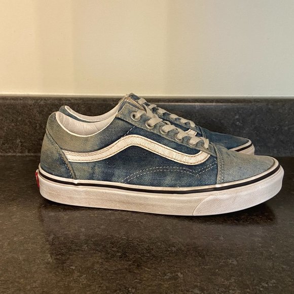 Vans Old Skool 'Acid Denim' Sneakers - Size 6.5 - Picture 2 of 9